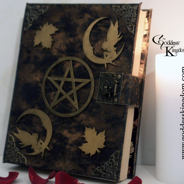 distressed faux book of shadows